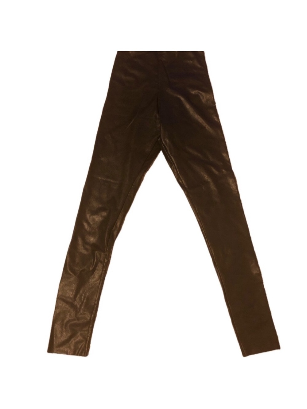 Commando Womens black Faux Leather Leggings